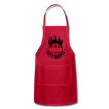 Grill Master - Adjustable Apron - red