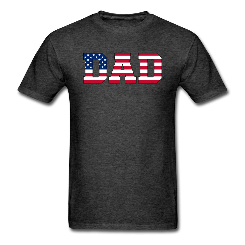 American Dad - Flag - Unisex Classic T-Shirt - heather black