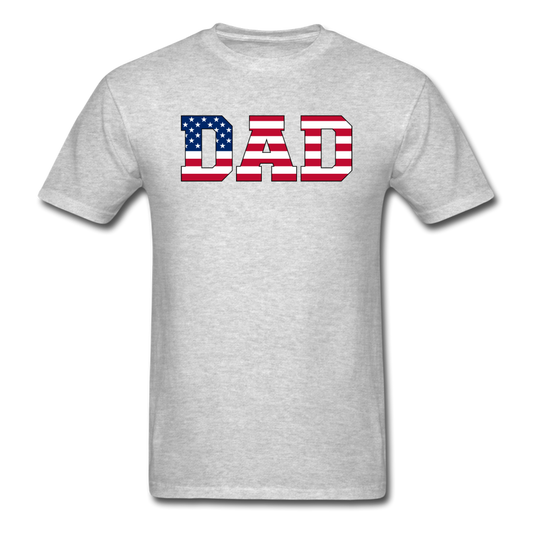 American Dad - Flag - Unisex Classic T-Shirt - heather gray