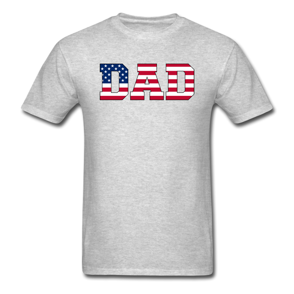 American Dad - Flag - Unisex Classic T-Shirt - heather gray