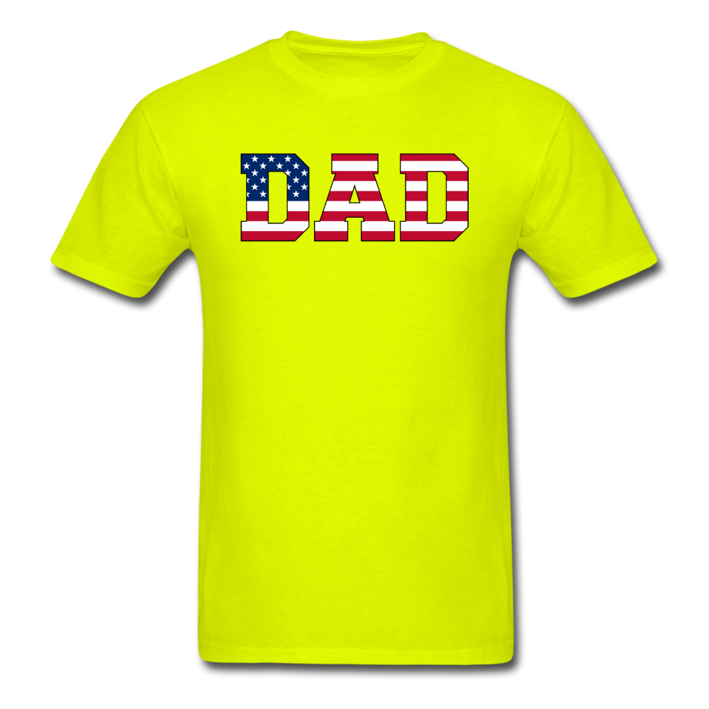 American Dad - Flag - Unisex Classic T-Shirt - safety green