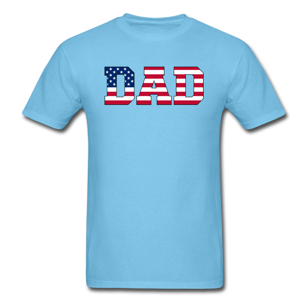 American Dad - Flag - Unisex Classic T-Shirt - aquatic blue