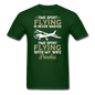 Time Spent Flying - Wife - Unisex Classic T-Shirt - forest green