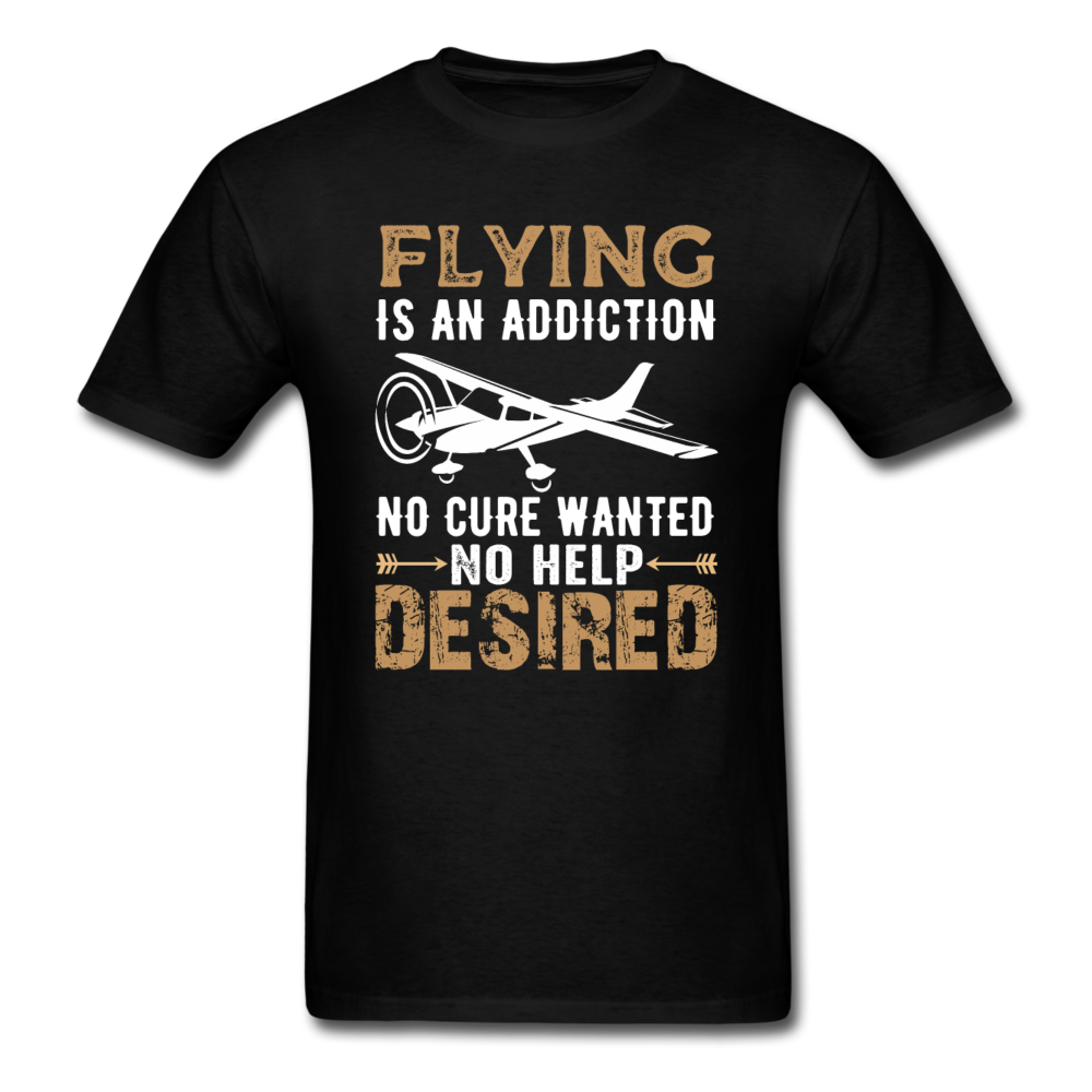 Flying Is An Addiction - Unisex Classic T-Shirt - black