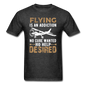 Flying Is An Addiction - Unisex Classic T-Shirt - heather black