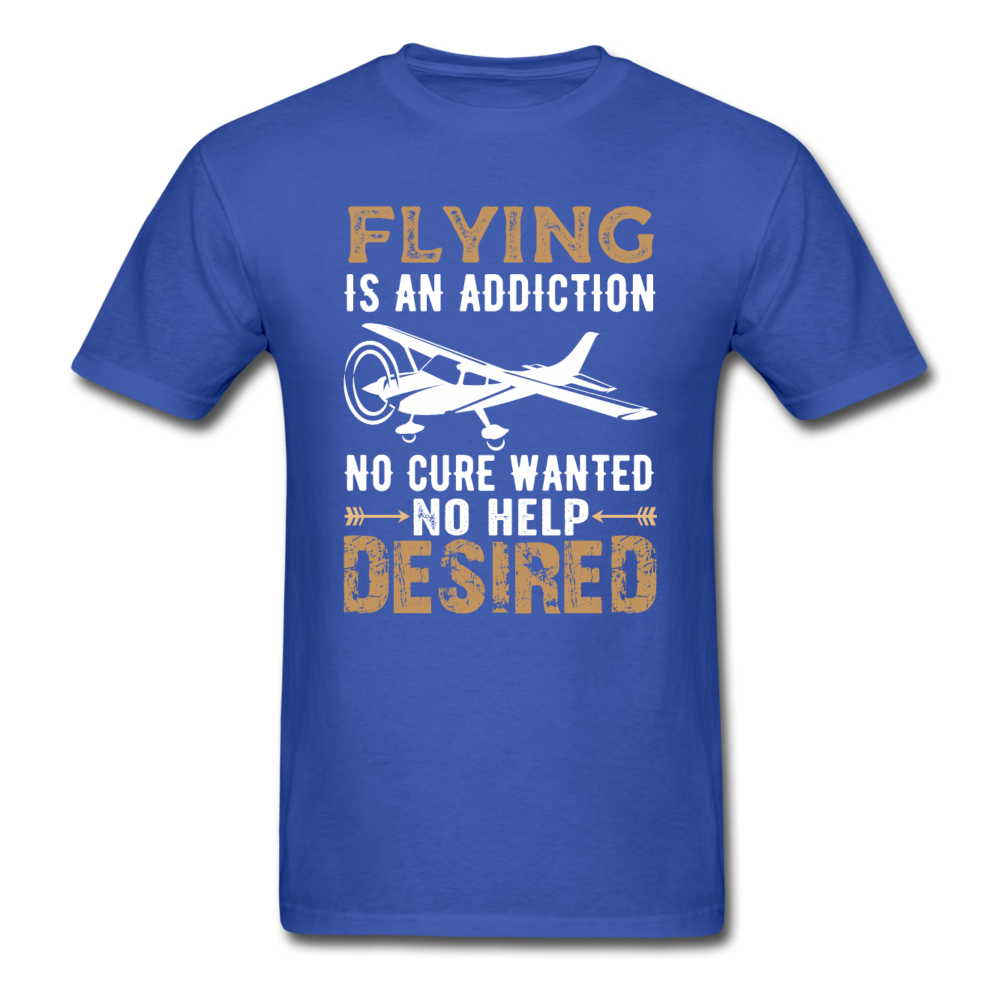 Flying Is An Addiction - Unisex Classic T-Shirt - royal blue