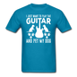 Play Guitar And Pet My Dog - White - Unisex Classic T-Shirt - turquoise