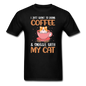 Drink Coffee And Cat - Unisex Classic T-Shirt - black