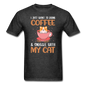 Drink Coffee And Cat - Unisex Classic T-Shirt - heather black