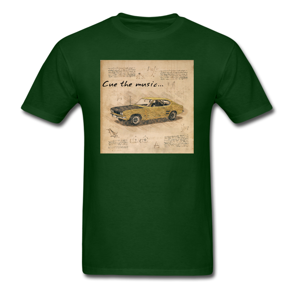 Cue The Music - Unisex Classic T-Shirt - forest green