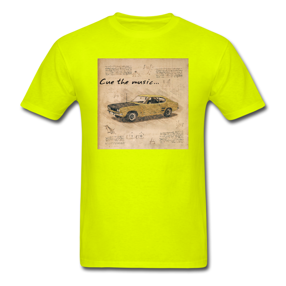 Cue The Music - Unisex Classic T-Shirt - safety green