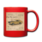 Cue The Music - Full Color Mug - red