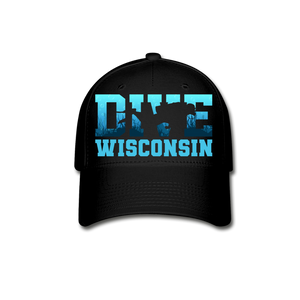 Dive Wisconsin - Baseball Cap - black