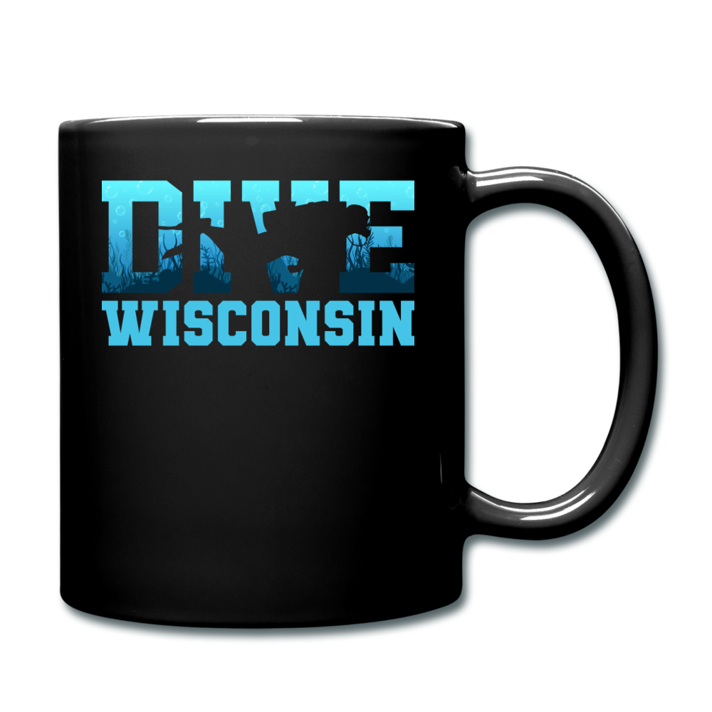 Dive Wisconsin - Full Color Mug - black