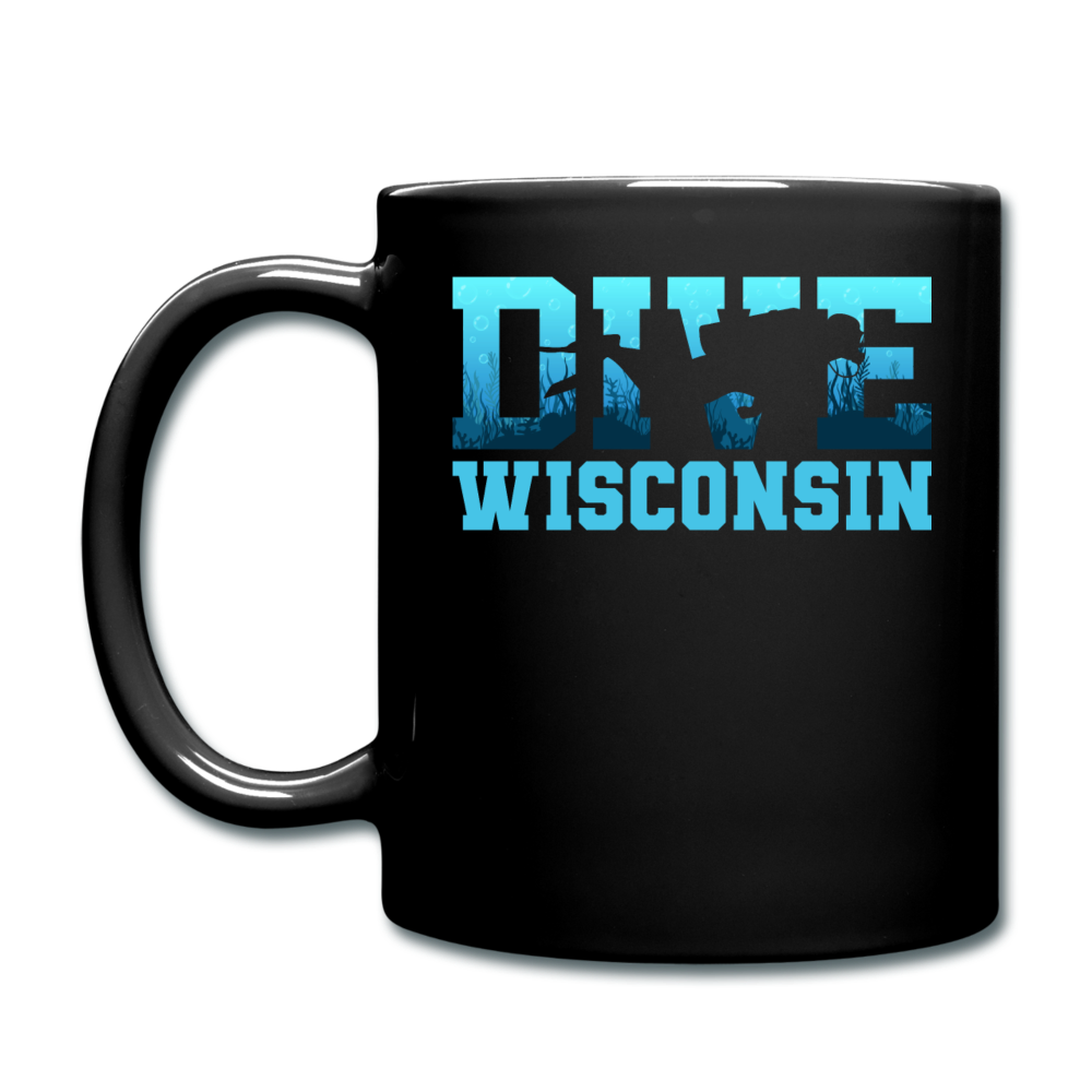 Dive Wisconsin - Full Color Mug - black