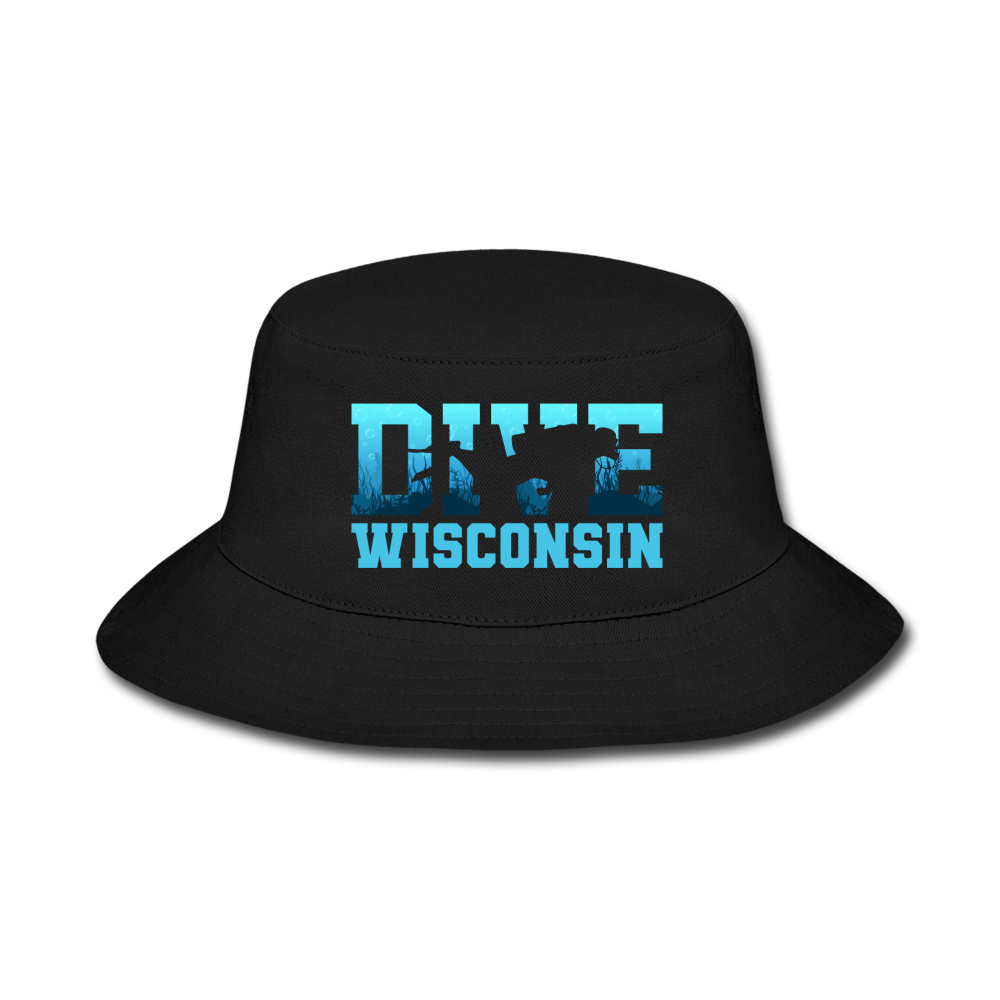 Dive Wisconsin - Bucket Hat - black