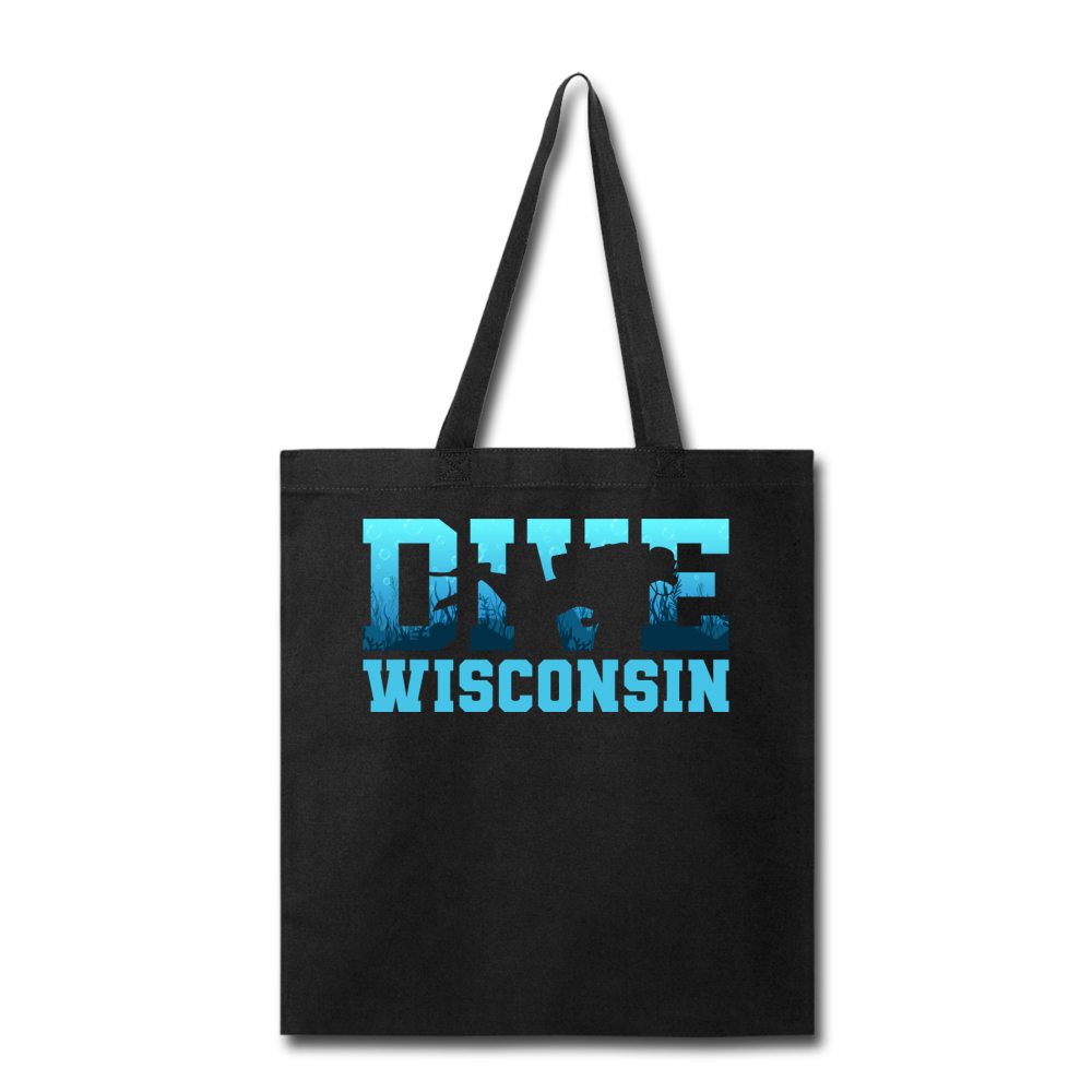 Dive Wisconsin - Tote Bag - black