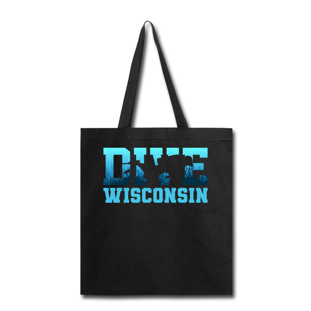 Dive Wisconsin - Tote Bag - black