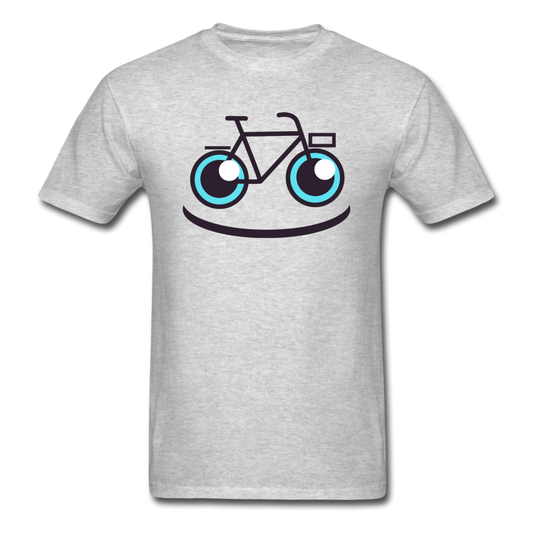 Bike Smile - Unisex Classic T-Shirt - heather gray