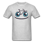 Bike Smile - Unisex Classic T-Shirt - heather gray