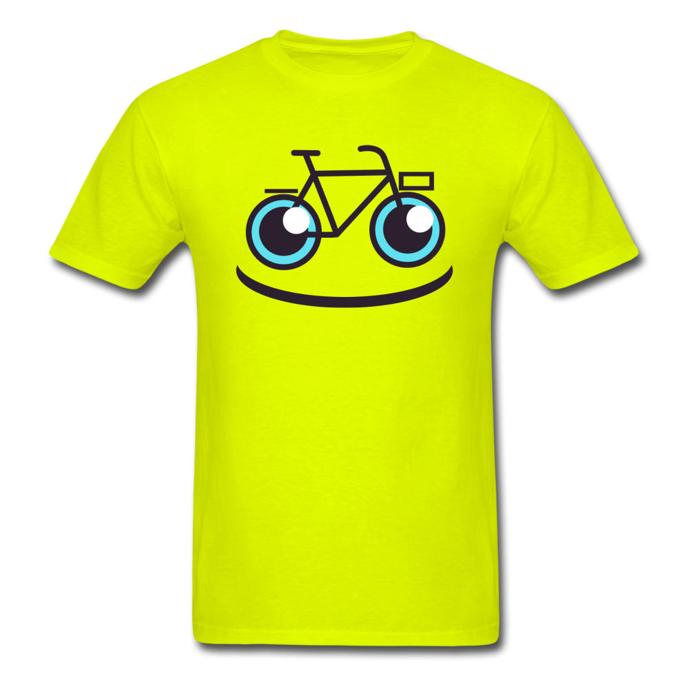 Bike Smile - Unisex Classic T-Shirt - safety green