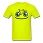 Bike Smile - Unisex Classic T-Shirt - safety green