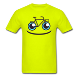 Bike Smile - Unisex Classic T-Shirt - safety green