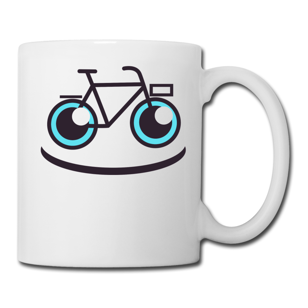 Bike Smile - Coffee/Tea Mug - white