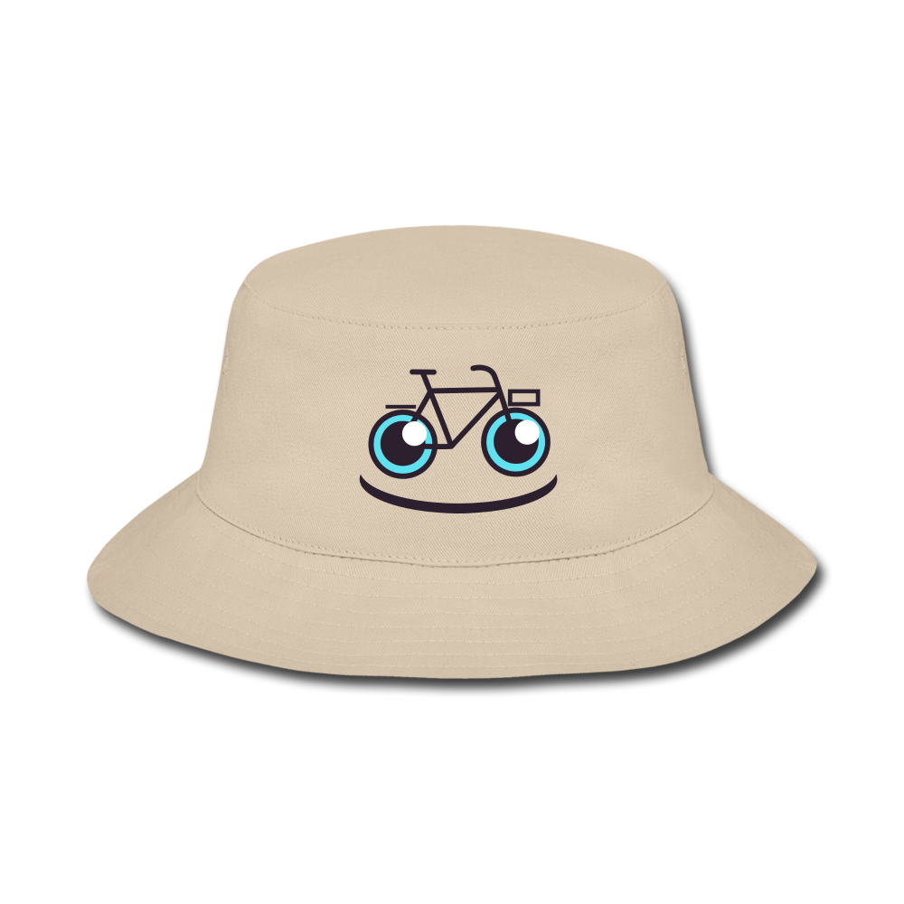 Bike Smile - Bucket Hat - cream