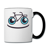 Bike Smile - Contrast Coffee Mug - white/black