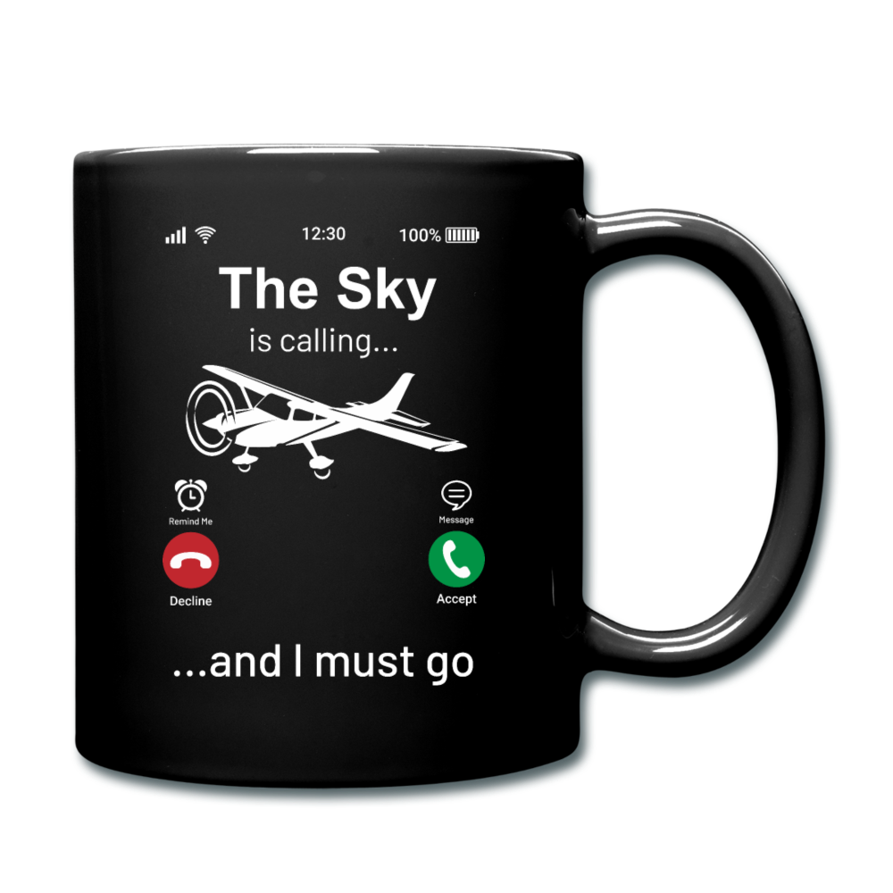 Sky Is Calling - Full Color Mug - black