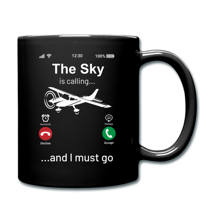 Sky Is Calling - Full Color Mug - black