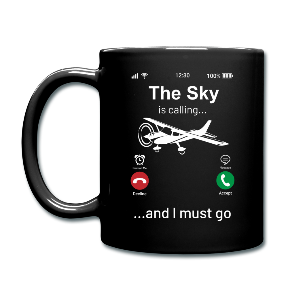 Sky Is Calling - Full Color Mug - black