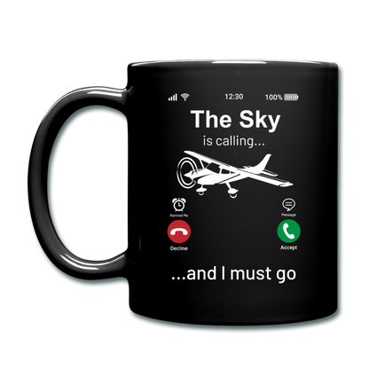 Sky Is Calling - Full Color Mug - black