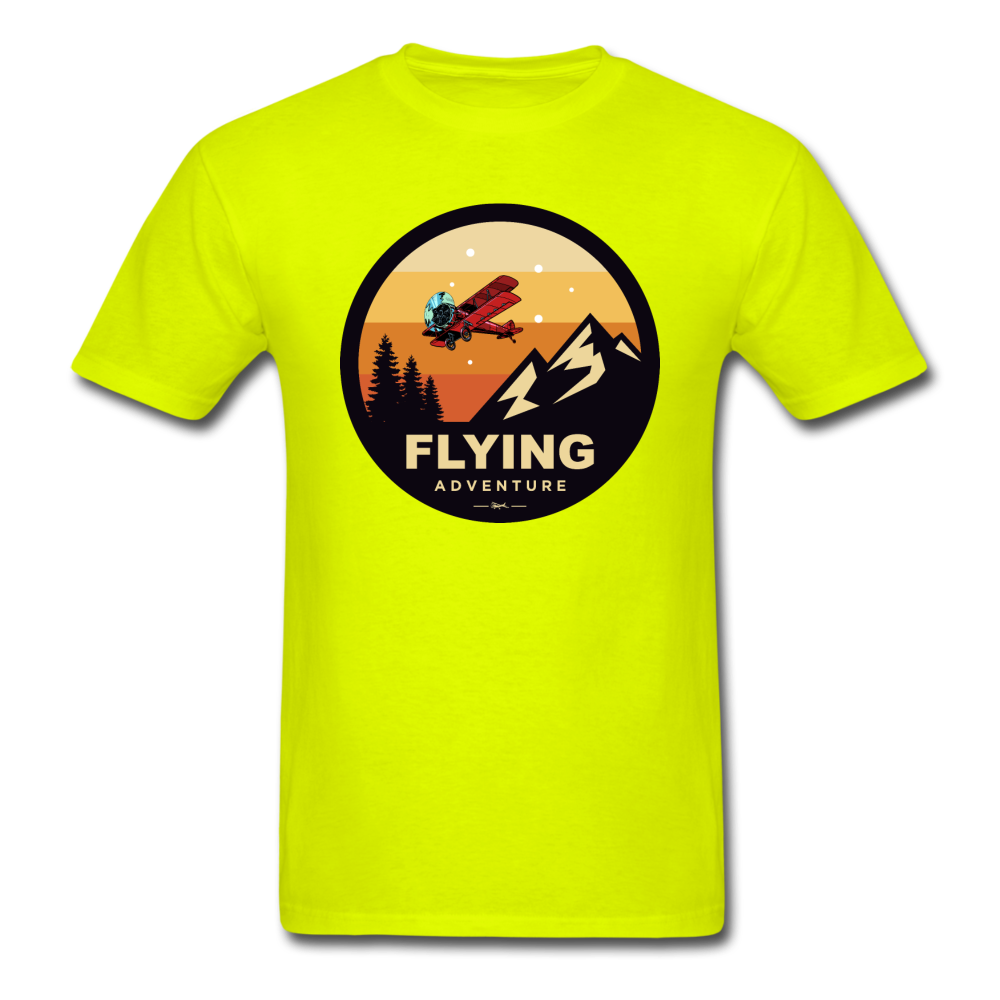 Flying Adventure - Unisex Classic T-Shirt - safety green