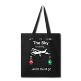 Sky Is Calling - Tote Bag - black
