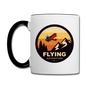 Flying Adventure - Contrast Coffee Mug - white/black