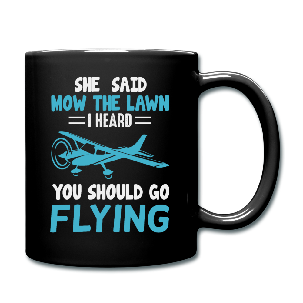 Should Go Flying - Full Color Mug - black