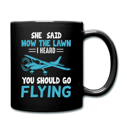 Should Go Flying - Full Color Mug - black