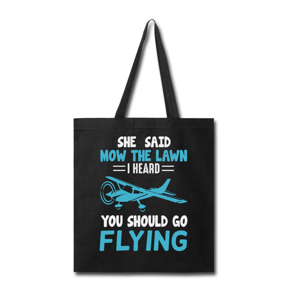 Should Go Flying - Tote Bag - black