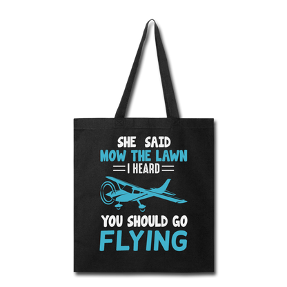 Should Go Flying - Tote Bag - black