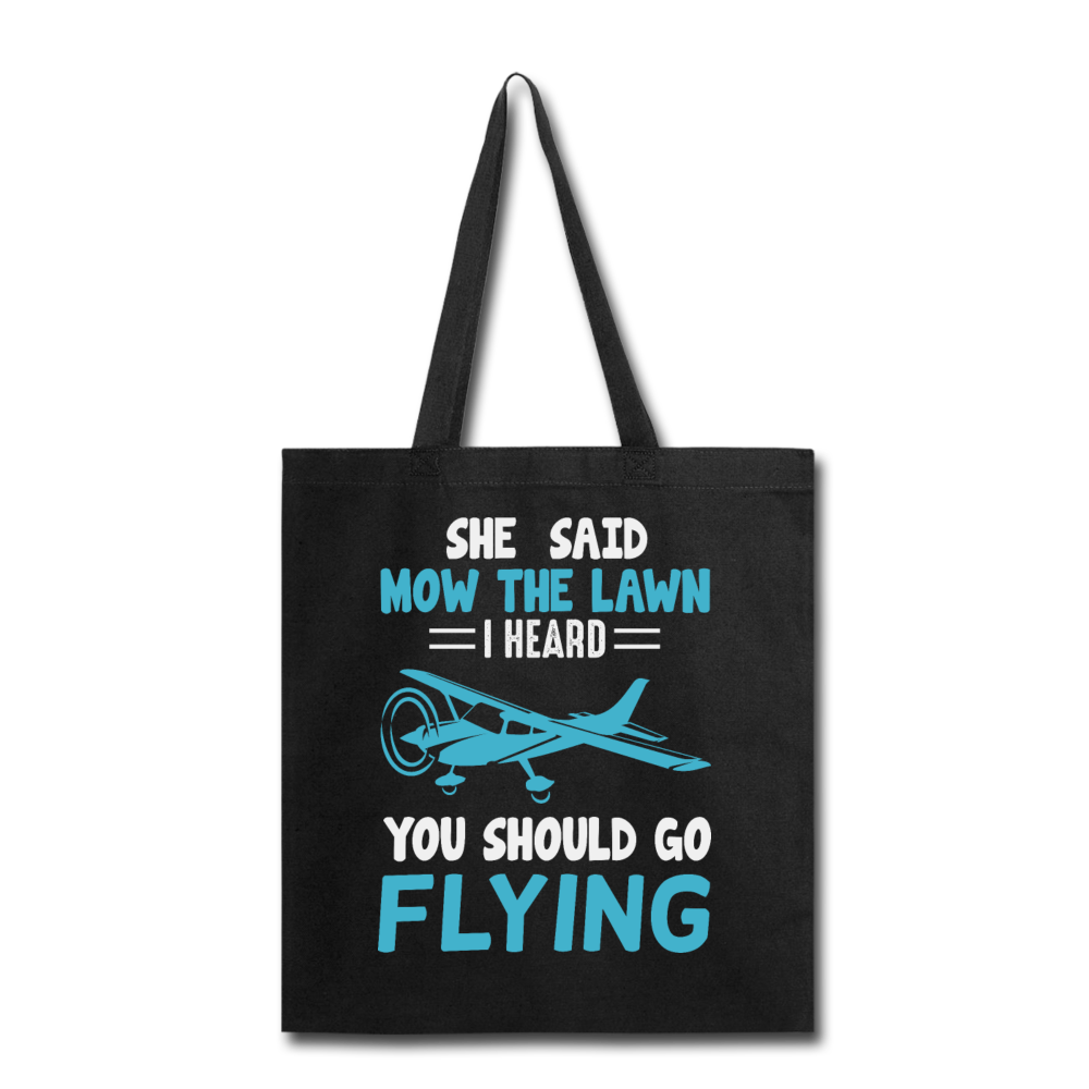 Should Go Flying - Tote Bag - black