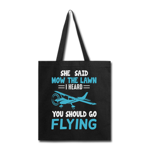 Should Go Flying - Tote Bag - black