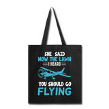 Should Go Flying - Tote Bag - black