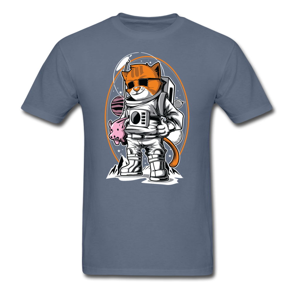 Cat Astronaut - Unisex Classic T-Shirt - denim