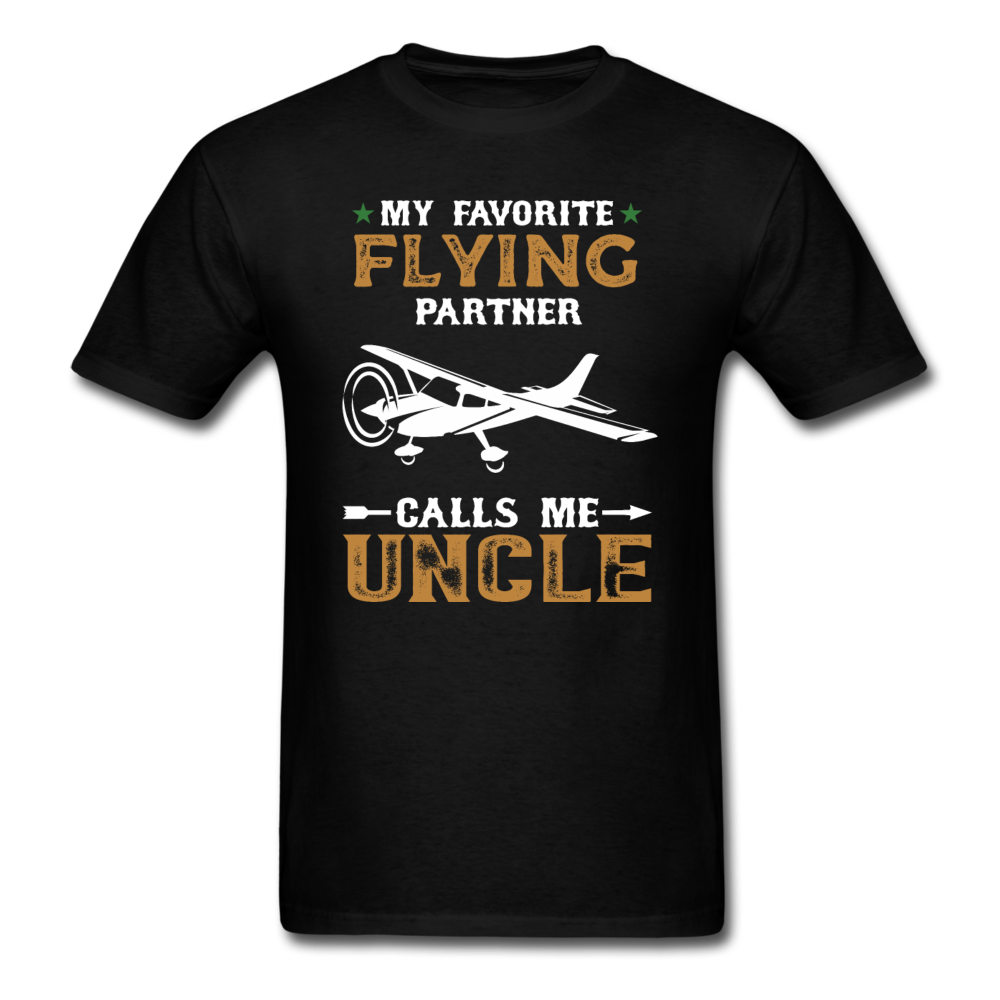 Flying Partner - Uncle - Unisex Classic T-Shirt - black