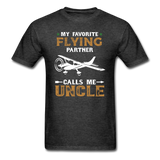 Flying Partner - Uncle - Unisex Classic T-Shirt - heather black
