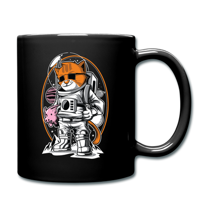 Cat Astronaut - Full Color Mug - black