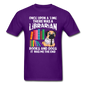 Librarian - Books And Dogs - Unisex Classic T-Shirt - purple