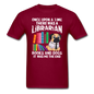 Librarian - Books And Dogs - Unisex Classic T-Shirt - burgundy